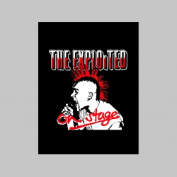 The Exploited - On stage chrbtová nášivka veľkosť cca. A4 (po krajoch neobšívaná)